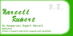 marcell rupert business card